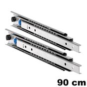 Immagine di guide accuride 5321 heavy cm  90 zincato telescopiche  80/ 90 kg                                                                                           