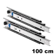 Immagine di guide accuride 5321 heavy cm 100 zincato telescopiche  70/ 80 kg                                                                                           