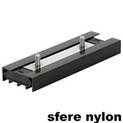 Immagine di guide accuride da0115rc carrello nylon lineari sfere nylon 18/30 kg                                                                                           