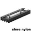 Immagine di guide accuride da0115rc carrello nylon lineari sfere nylon 18/30 kg                                                                                           