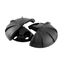 Immagine di chiusure rotanti tourtle d 62 nero connettori tavoli plastica                                                                                           