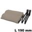 Immagine di portabiancheria conero l190 p280 beige sacco h530 c/2 staffe                                                                                           