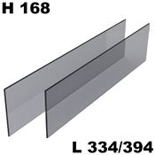 Immagine di vetri conero cassetto h 168 l 334/ 394 fume' temperati                                                                                           