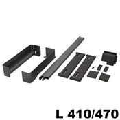Immagine di portapantaloni conero telai l 410/ 470 nero estraibile p475 s/guide                                                                                           