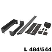 Immagine di portapantaloni conero telai l 484/ 544 nero estraibile p475 s/guide                                                                                           