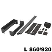 Immagine di portapantaloni conero telai l 860/ 920 nero estraibile p475 s/guide                                                                                           
