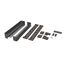 Immagine di spondine conero cassetto h  72 mm 450 nero s/guide                                                                                           