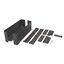 Immagine di spondine conero cassetto h 168 mm 450 nero s/guide                                                                                           