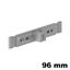 Immagine di colonne estraibili staffe mm.  96 argento corpo 15                                                                                           