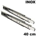 Immagine di guide accuride 5321 ec soft cm  40 inox ammortizzata portata 55/65kg                                                                                           