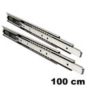 Immagine di guide accuride 5321 ec soft cm 100 zincato ammortizzata portata 65/80kg                                                                                           