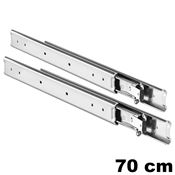 Immagine di guide accuride 3630 cm  70 zincato bidirezionali estr. totale                                                                                           