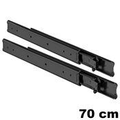 Immagine di guide accuride 3630 cm  70 z.nero bidirezionali estr. totale                                                                                           