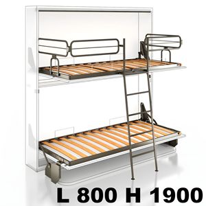 Immagine di reti letti tagadà desk  800 x 1900 x letti castello c/scaletta                                                                                           