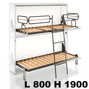 Immagine di reti letti tagadà drop  800 x 1900 x letti castello c/scaletta                                                                                           