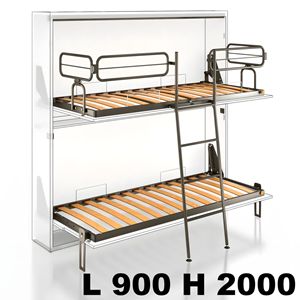 Immagine di reti letti tagadà drop  900 x 2000 x letti castello c/scaletta                                                                                           