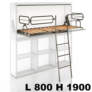 Immagine di reti letti tagadà one  800 x 1900 x letti castello c/scaletta                                                                                           