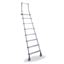 Immagine di Scale scorrevoli Shop inox con carrello per binario sezione H