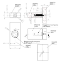 Immagine di mensoline latch invisibili d 8/12 x 35 a molla                                                                                           