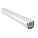 Immagine di profili strip led pen-i cm. 200 argento tondo orientabile alluminio                                                                                           