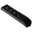 Immagine di prese multiple tech 4p s/cavo nero 4 out bipasso/de                                                                                           
