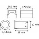 Immagine di interruttori pushpower c/cavo touch nero cablato c/accessori                                                                                           