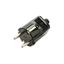 Immagine di spine elettriche schuko 16 amp. nero 250 v                                                                                           