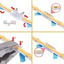 Immagine di strip led cob mm 5 connettori diritto conf. 5 pz                                                                                           