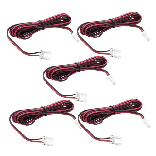 Immagine di strip led cob mm 8 cavi cm 200 confezione 5 pz                                                                                           