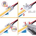 Immagine di strip led cob mm 8 cavi cm 200 confezione 5 pz                                                                                           