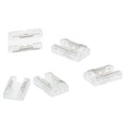 Immagine di strip led cob mm 8 connettori diritto conf. 5 pz                                                                                           