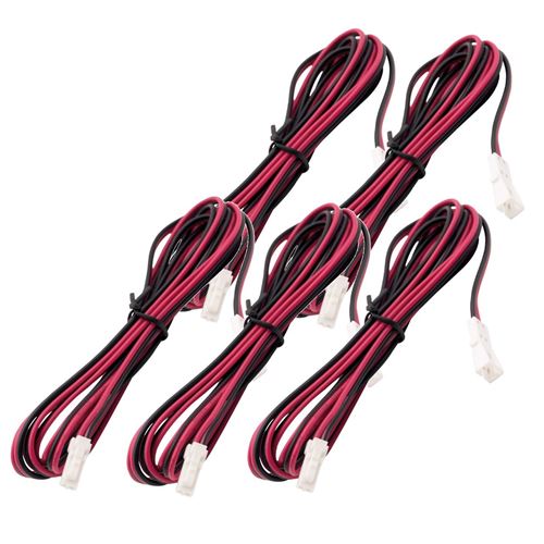 Immagine di alimentatori pushpower 24v dc  prolunga cm 200 confezione 5 pz                                                                                           