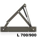 Immagine di meccanismi letti wing std lat.  350n l 700/ 900 x contenit.-ap. 45° laterale                                                                                           