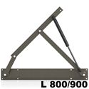 Immagine di meccanismi letti wing std  600n l 800/ 900 x contenitore - apertura 45°                                                                                           