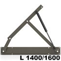 Immagine di meccanismi letti wing std 1000n l1400/1600 x contenitore - apertura 45°                                                                                           