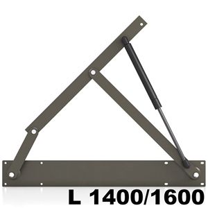 Immagine di meccanismi letti wing std 1000n l1400/1600 x contenitore - apertura 45°                                                                                           