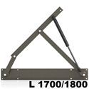 Immagine di meccanismi letti wing std 1100n l1700/1800 x contenitore - apertura 45°                                                                                           