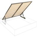 Immagine di meccanismi letti wing std 1000n l1400/1600 x contenitore - apertura 45°                                                                                           