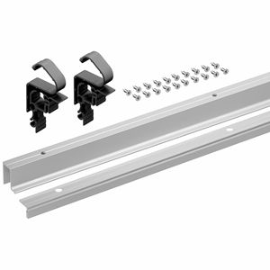 Immagine di binari wing l set strong cm 240 argento binario sup.+inf. c/acc.                                                                                           