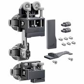 Immagine di guarniture ante libro wing l strong sx c/moll set 1 anta antracite                                                                                           