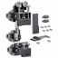 Immagine di guarniture ante libro wing l <25 kg ant.sx cm c/molla di chiusura                                                                                           