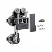 Immagine di guarniture ante libro wing l light sx s/molla set 1 anta antracite                                                                                           