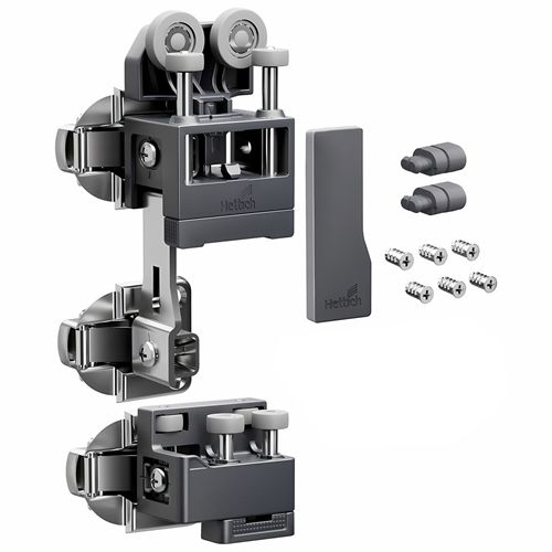 Immagine di guarniture ante libro wing l <25 kg ant.sx sm s/molla di chiusura                                                                                           