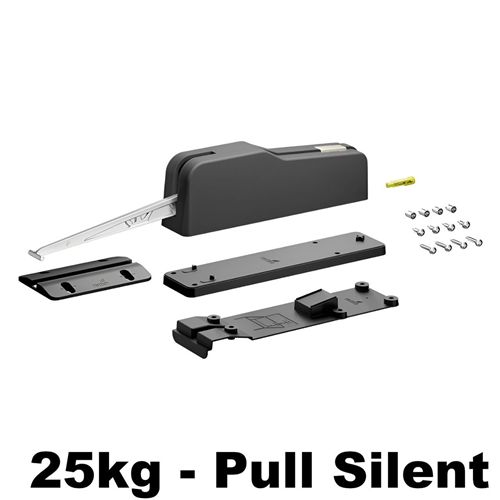 Immagine di guarniture ante libro wing l <25 kg silent a. unità di comfort                                                                                           