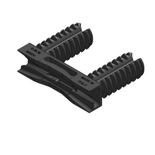 Immagine di rpg slide 5 x 8 c/fermo plastica nero                                                                                            