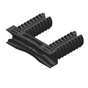 Immagine di rpg slide 5 x 8 passante plastica nero                                                                                            