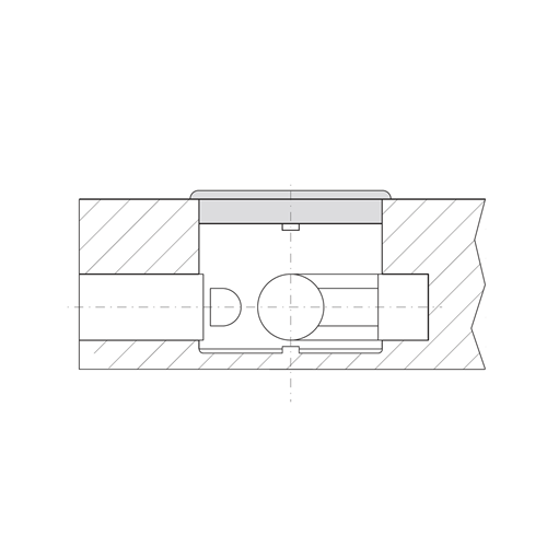 Immagine di tappi giunzioni superfix mm. 22 nero diam. mm. 24 a corona                                                                                           