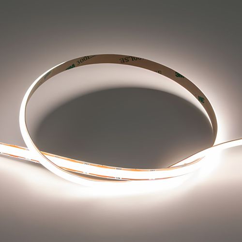Immagine di strip led cob mm 8 24v 4000° 10.0w/m cm 2000 300 led/m-1170 lm/m - ip20                                                                                           