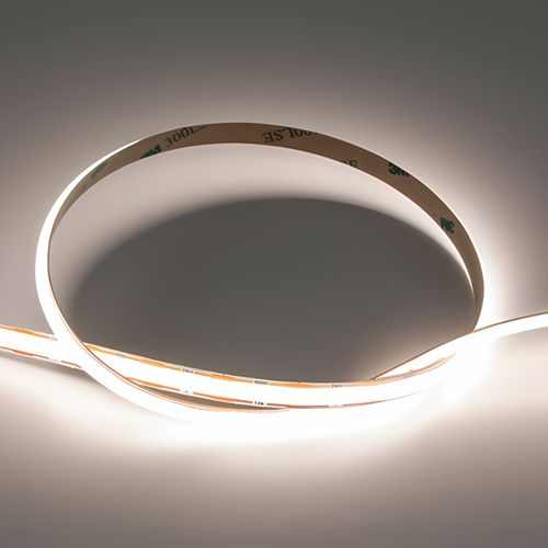 Immagine di strip led cob mm 8 24v 4000° 15.0w/m cm 2000 300 led/m-1620 lm/m - ip20                                                                                           