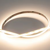 Immagine di strip led cob mm 8 24v 3000° 15.0w/m cm 2000 300 led/m-1550 lm/m - ip20                                                                                           